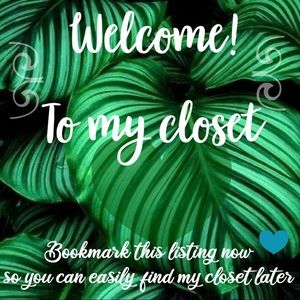 Welcome! Closet Bookmark